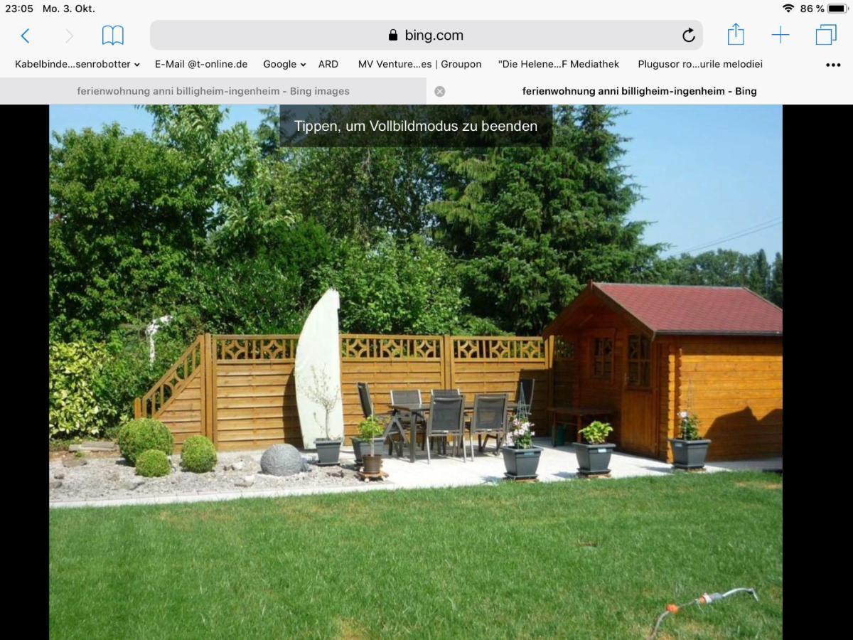 „Ferienwohnung Anni“ Billigheim-Ingenheim Екстериор снимка