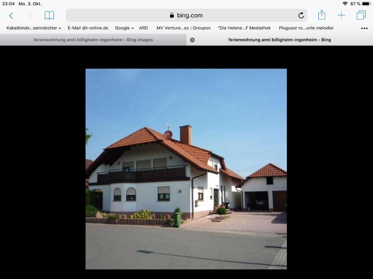 „Ferienwohnung Anni“ Billigheim-Ingenheim Екстериор снимка